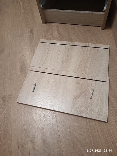 Тумба Мадера Т2М ЛДСП дуб крафт золотой / лдсп белый фото покупателя 1